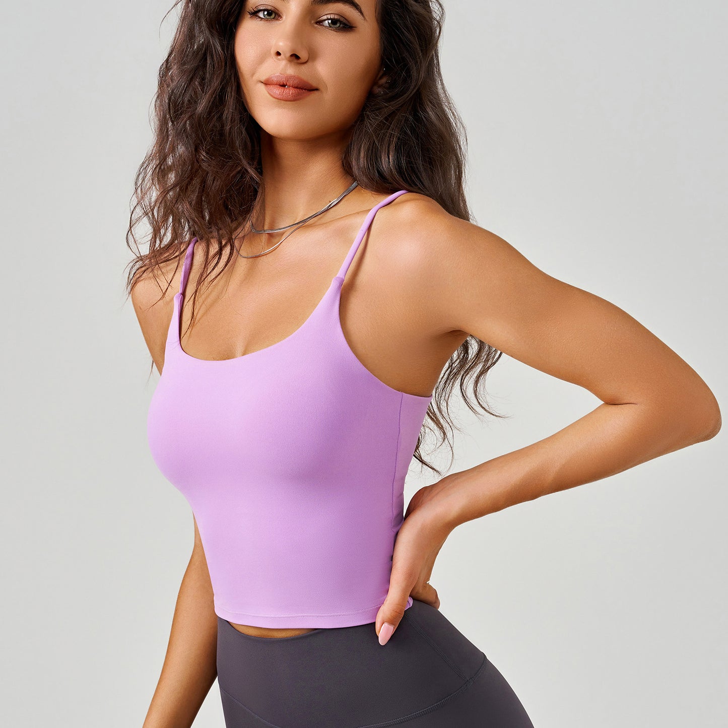 Seamless cropped vest