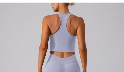 Brushed T back bra