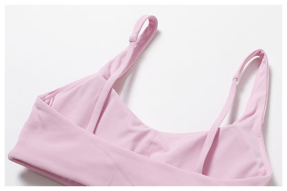 Quick dry seamless sports bra
