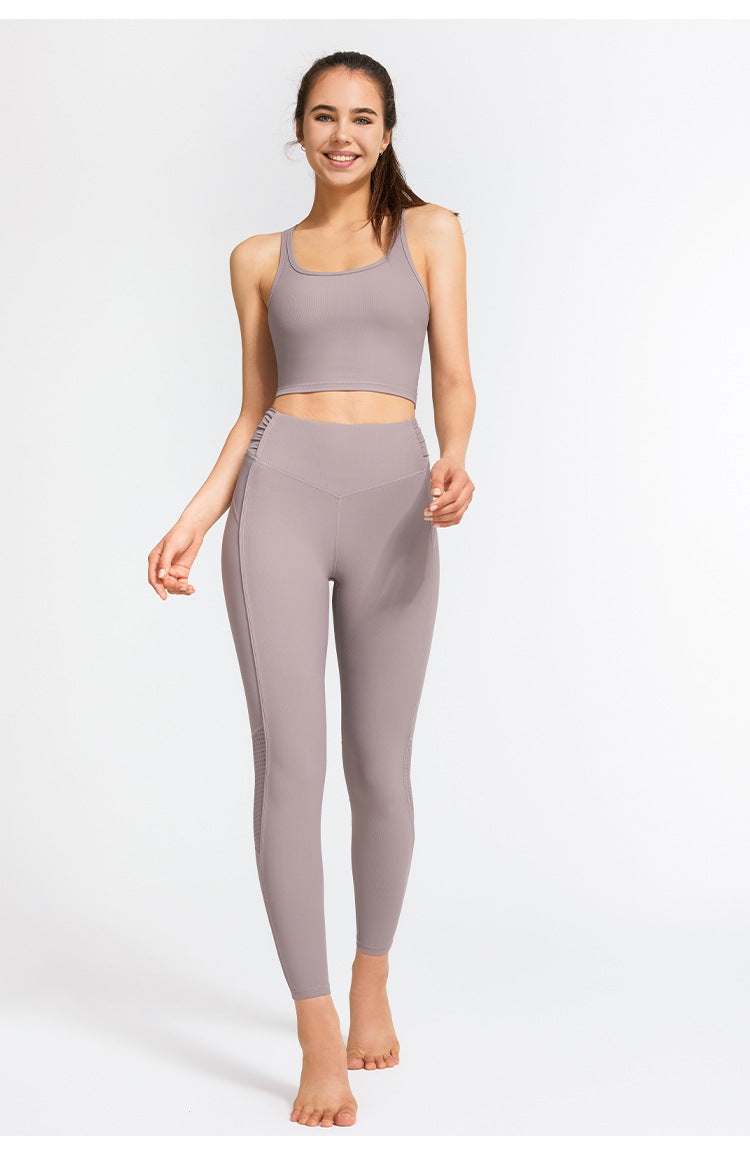 Rib cropped vest