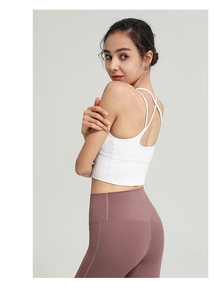 Double strap sports bra
