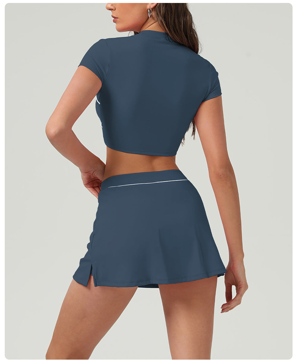 V waist Tennis skirt with pocket