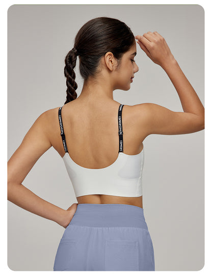 Jacquard strap bra