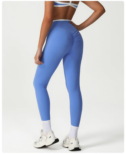 Cross waist leggings