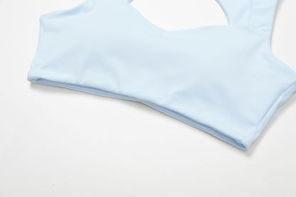 Seamless sports bra