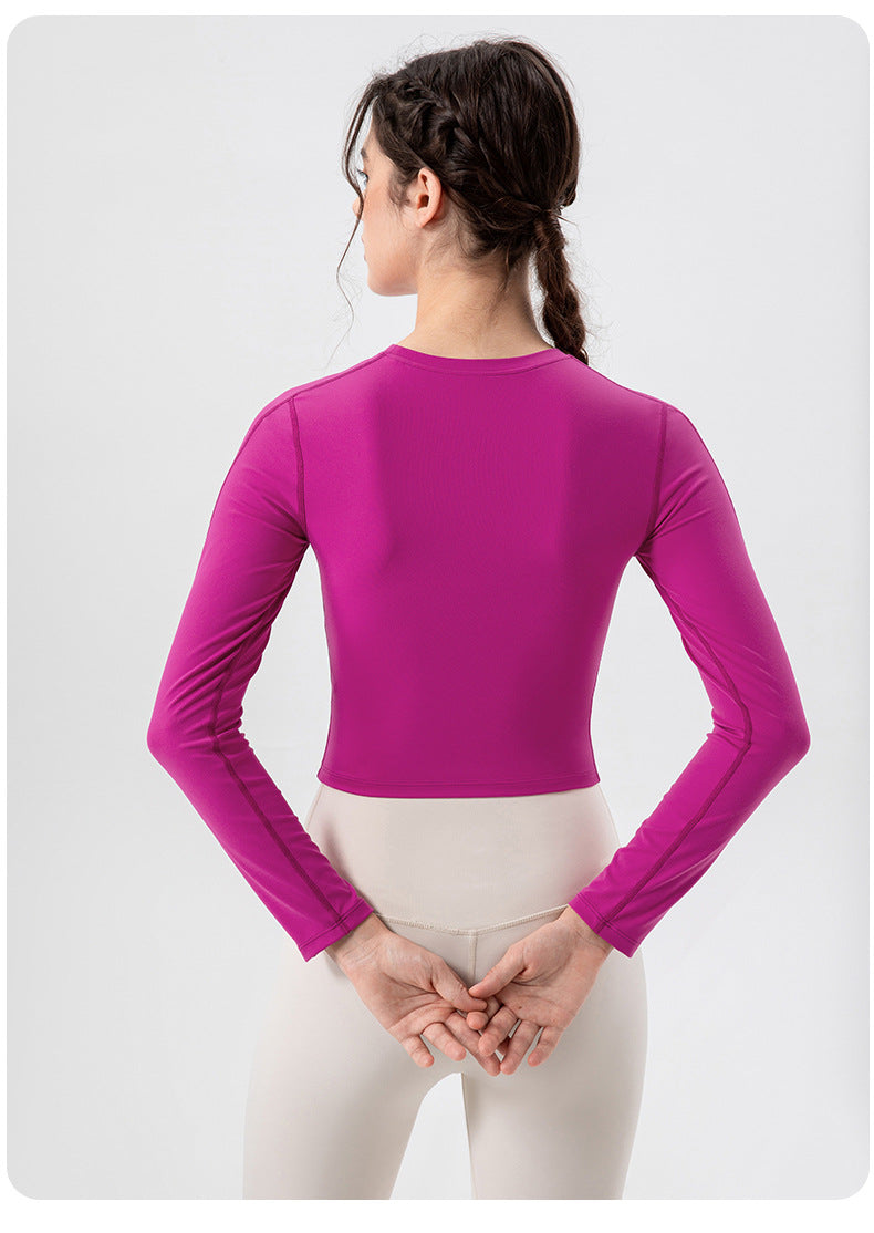 Mesh insert cropped top