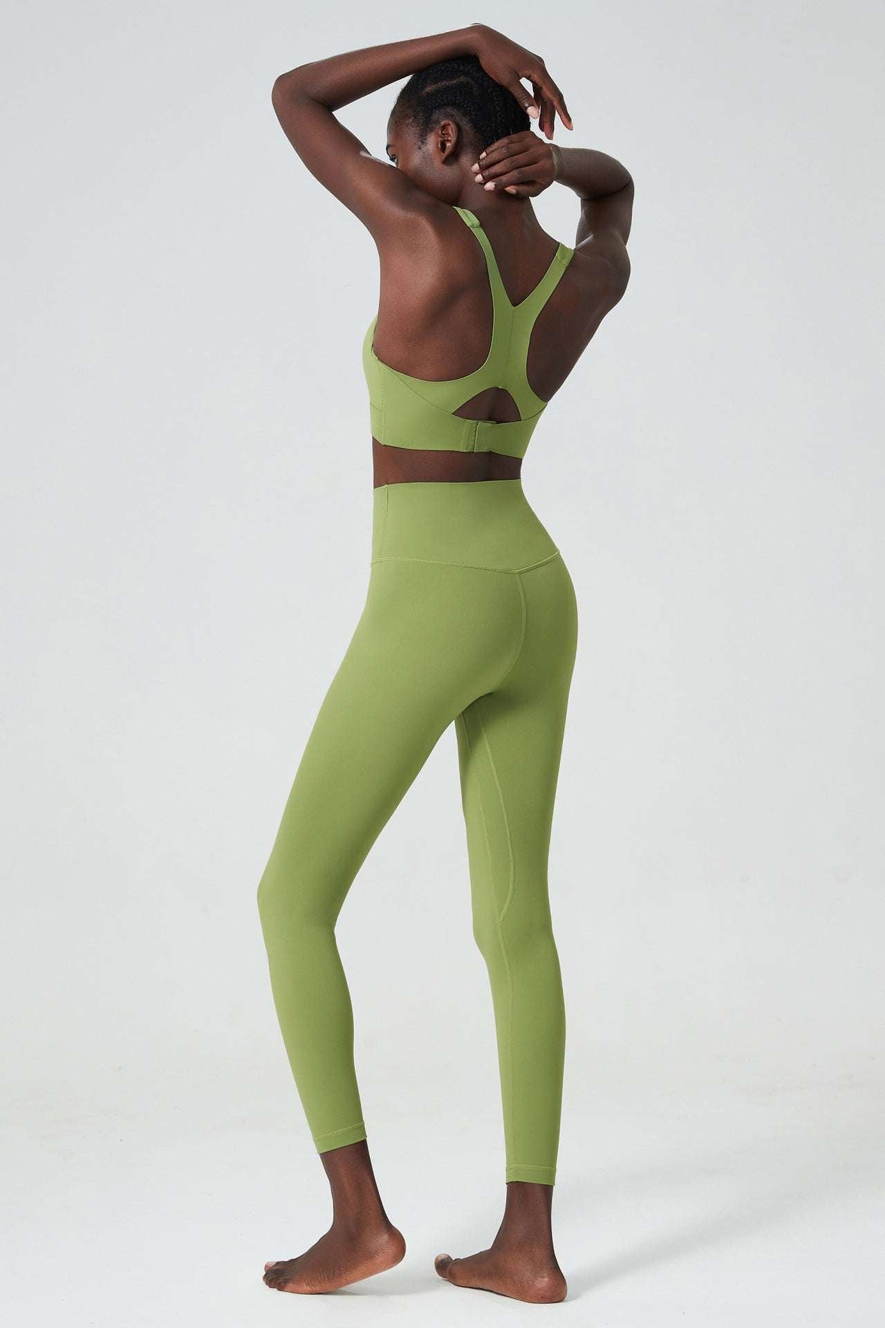 Cross back bra & leggings set