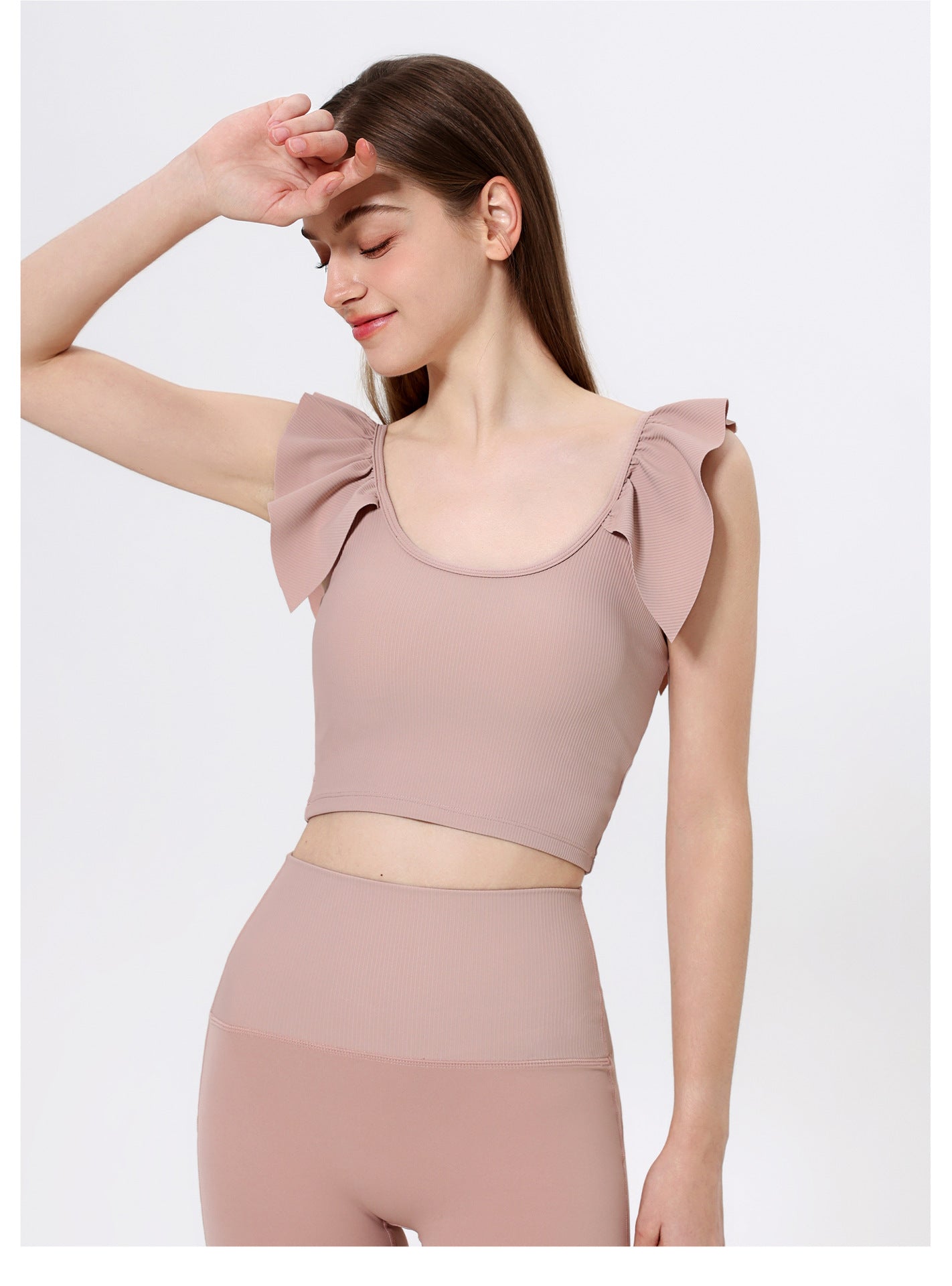 Ruffle sleeve top