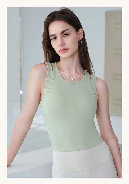 Double strap sports vest