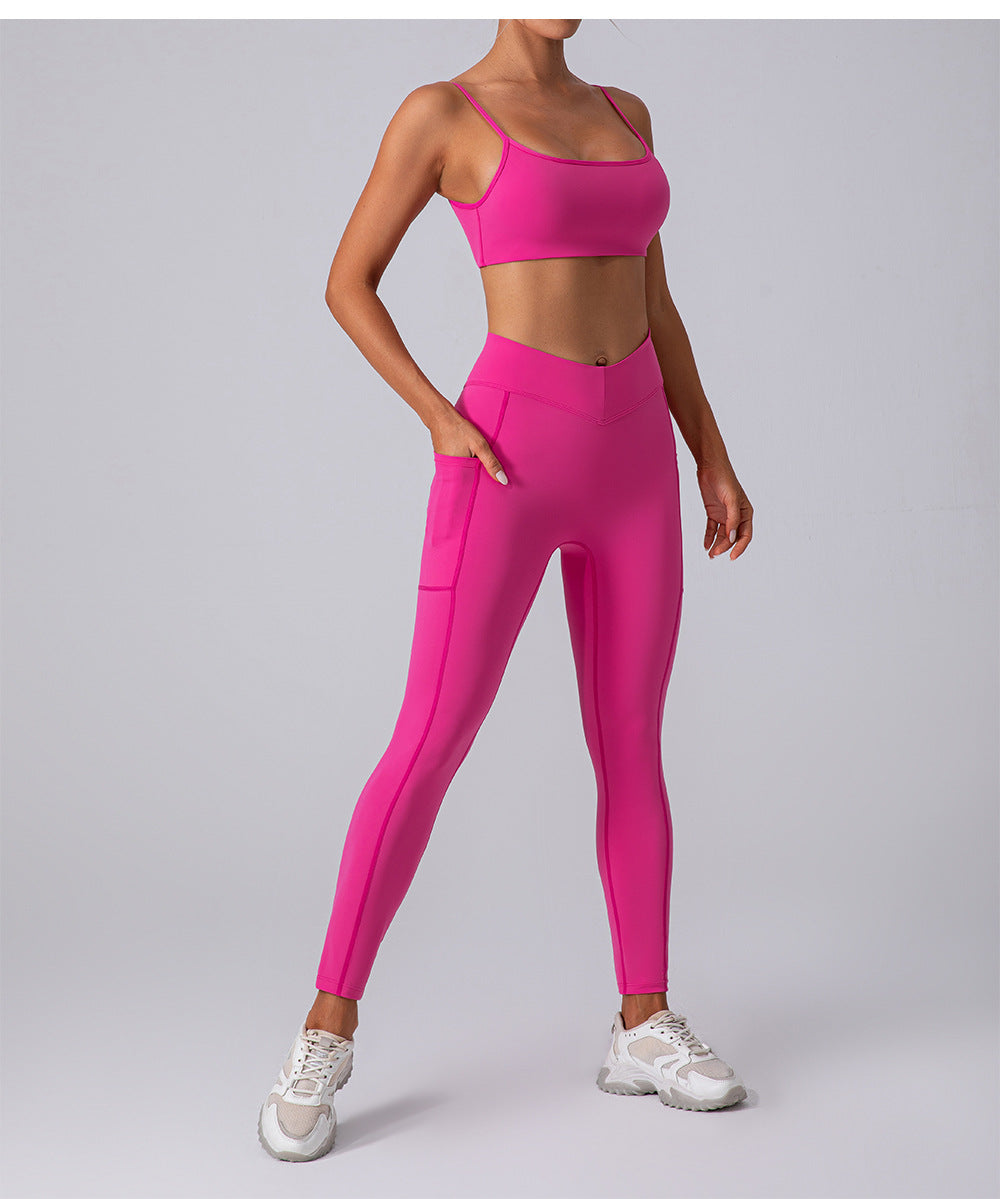 Quick dry sports bra