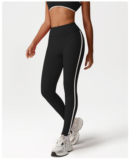 Contrast trim leggings