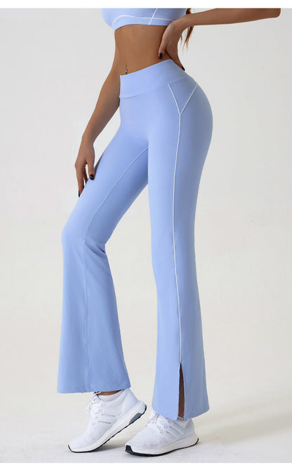 Contrast trim trousers