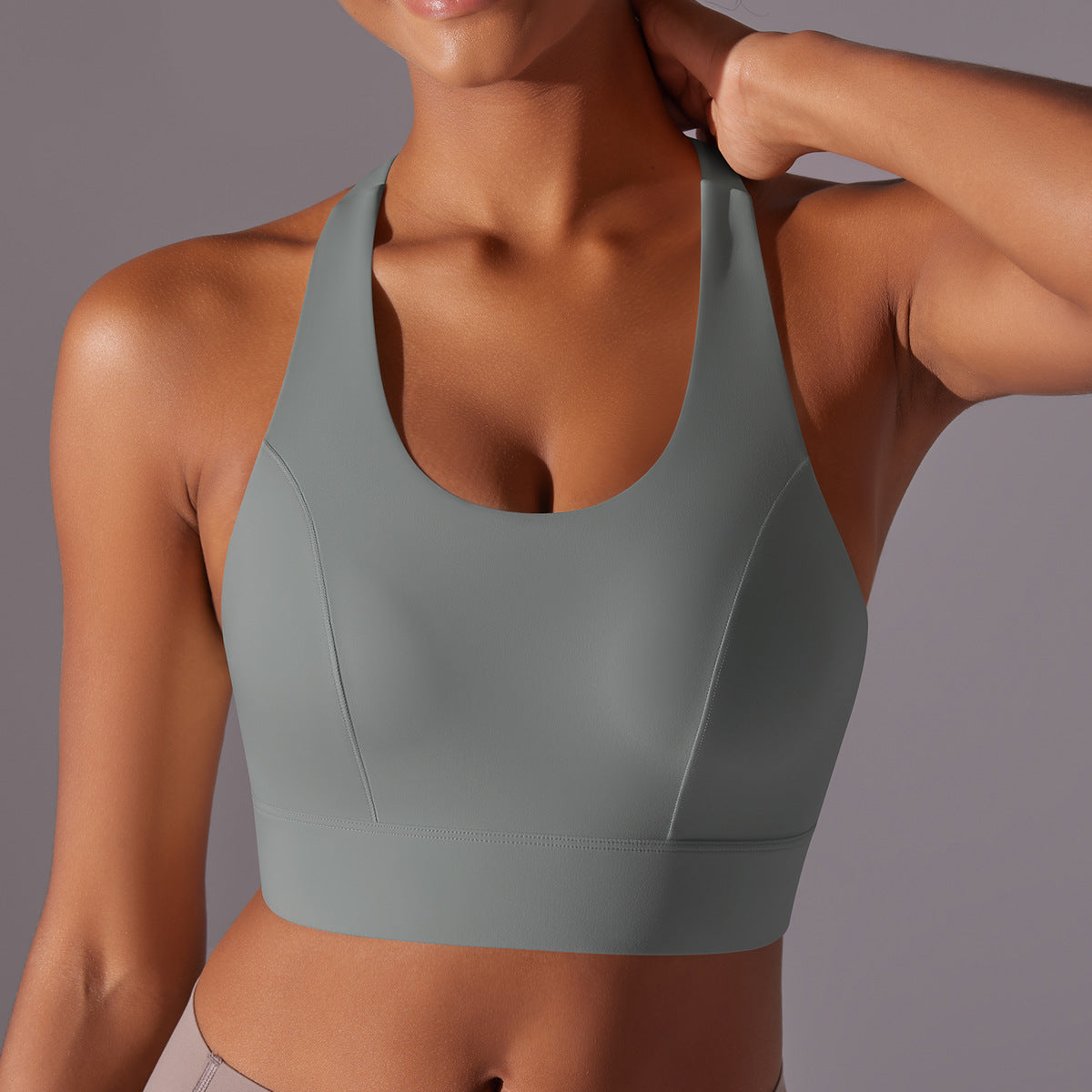 T back high support sports bra