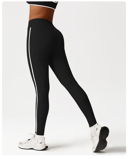 Contrast trim leggings