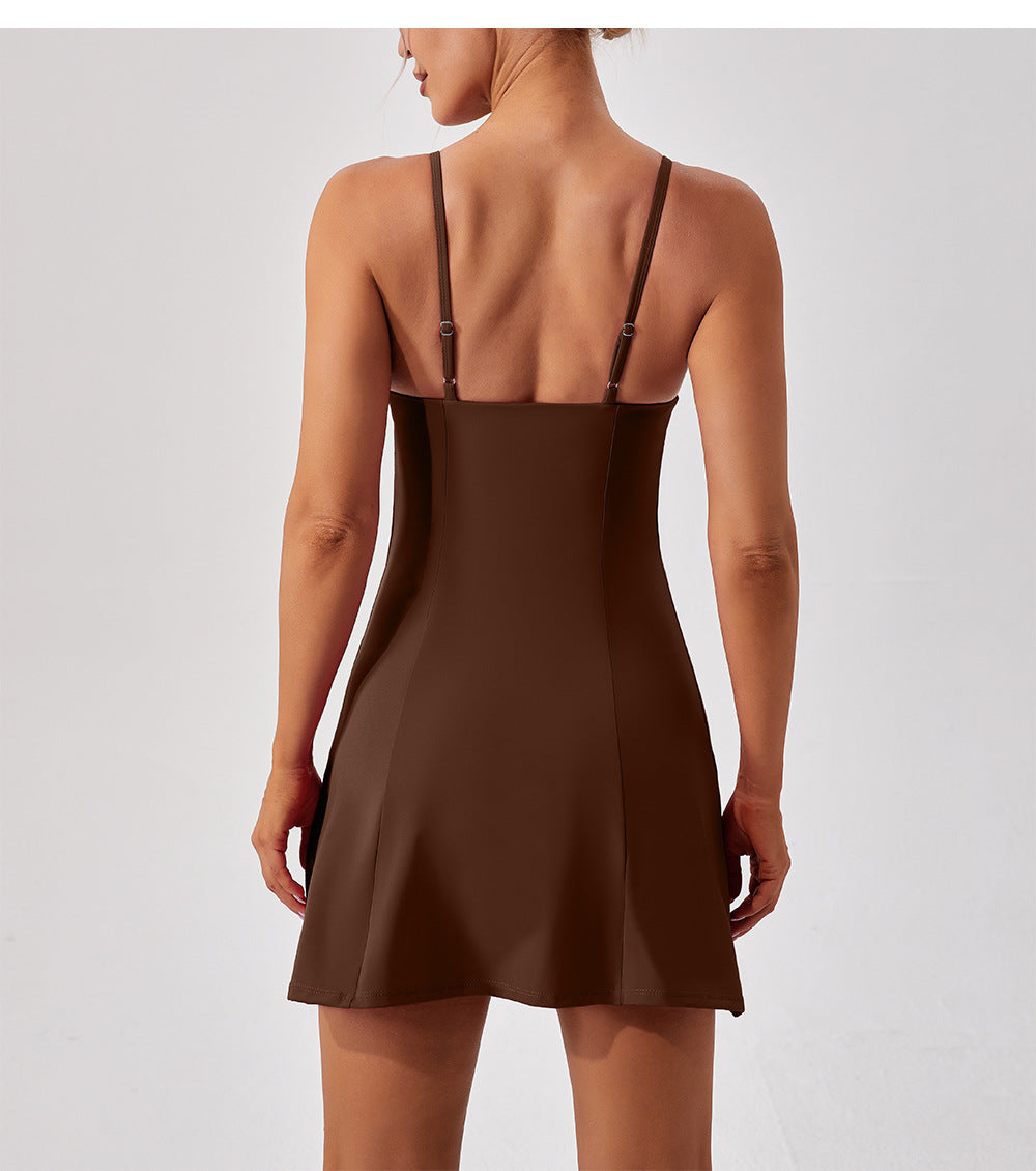 V neck tennis skirt
