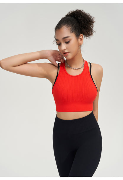 Two colour sports bra