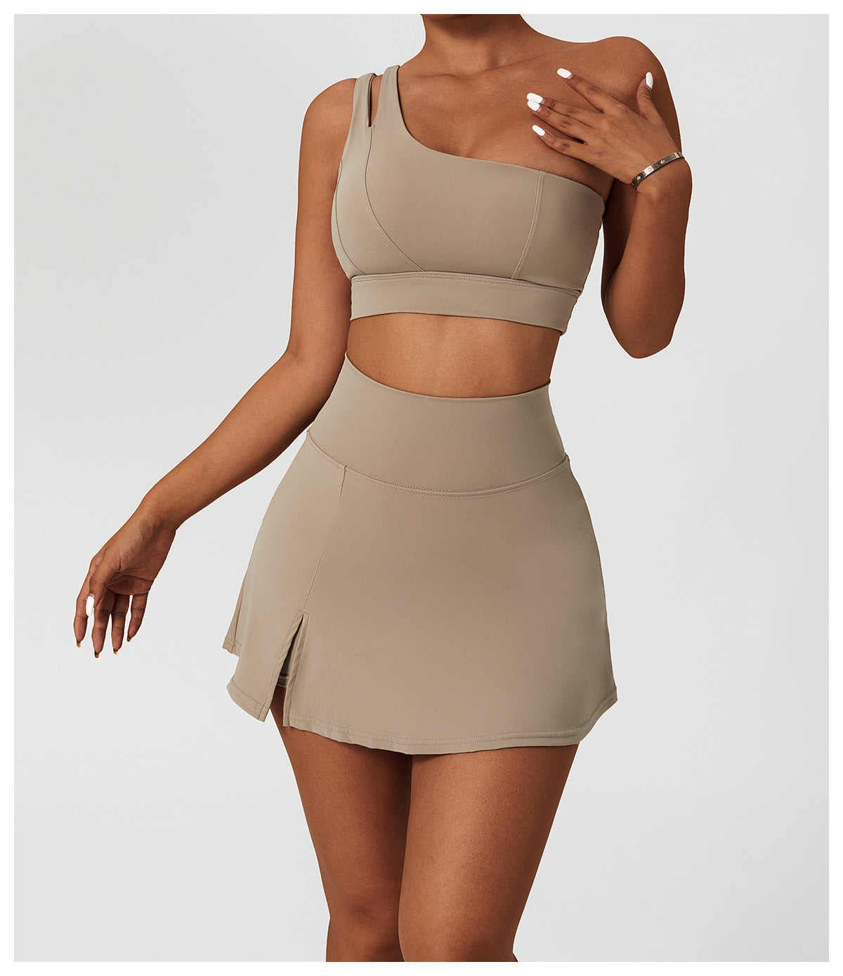Sports bra and skirt set