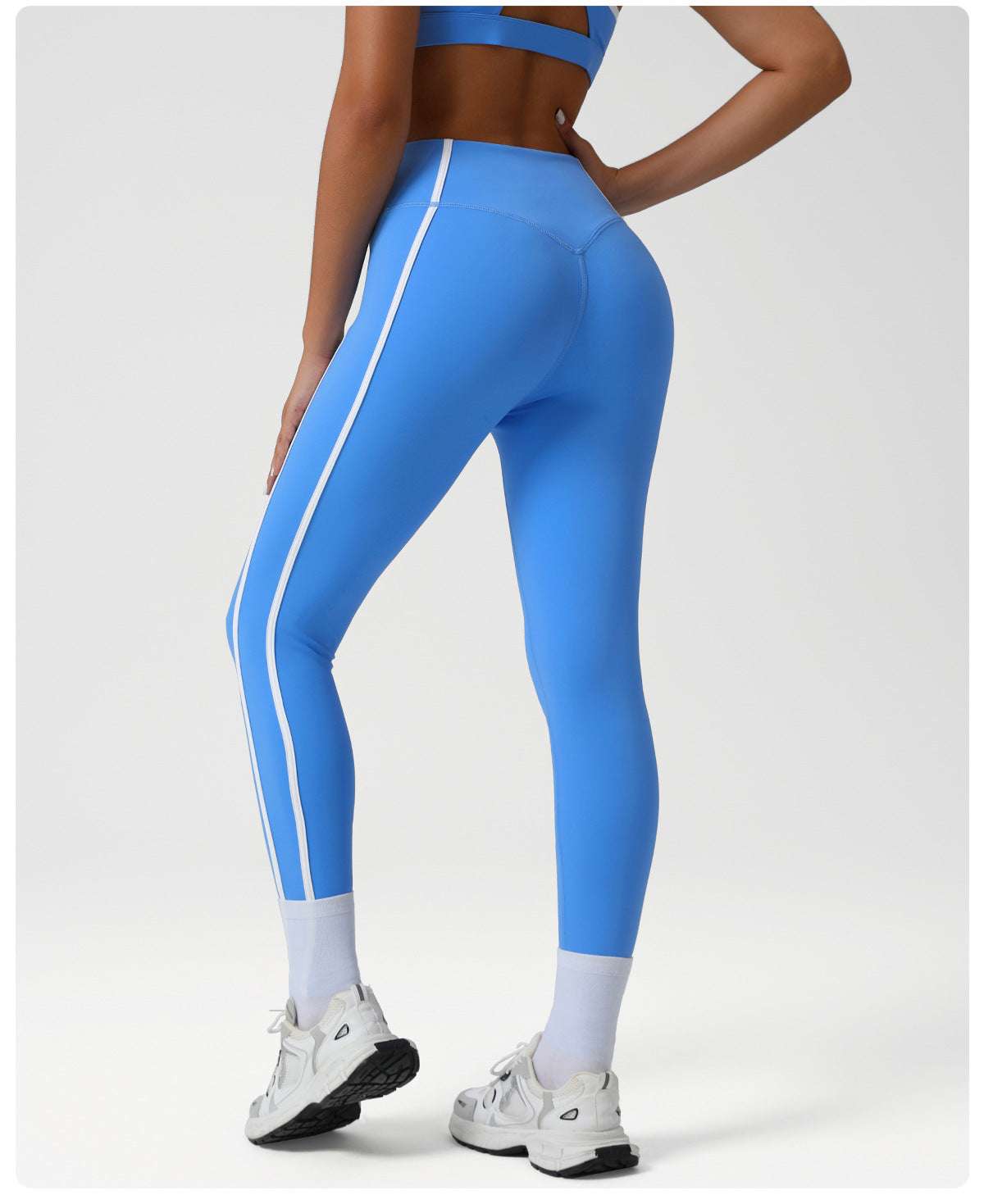 Contrast trim leggings