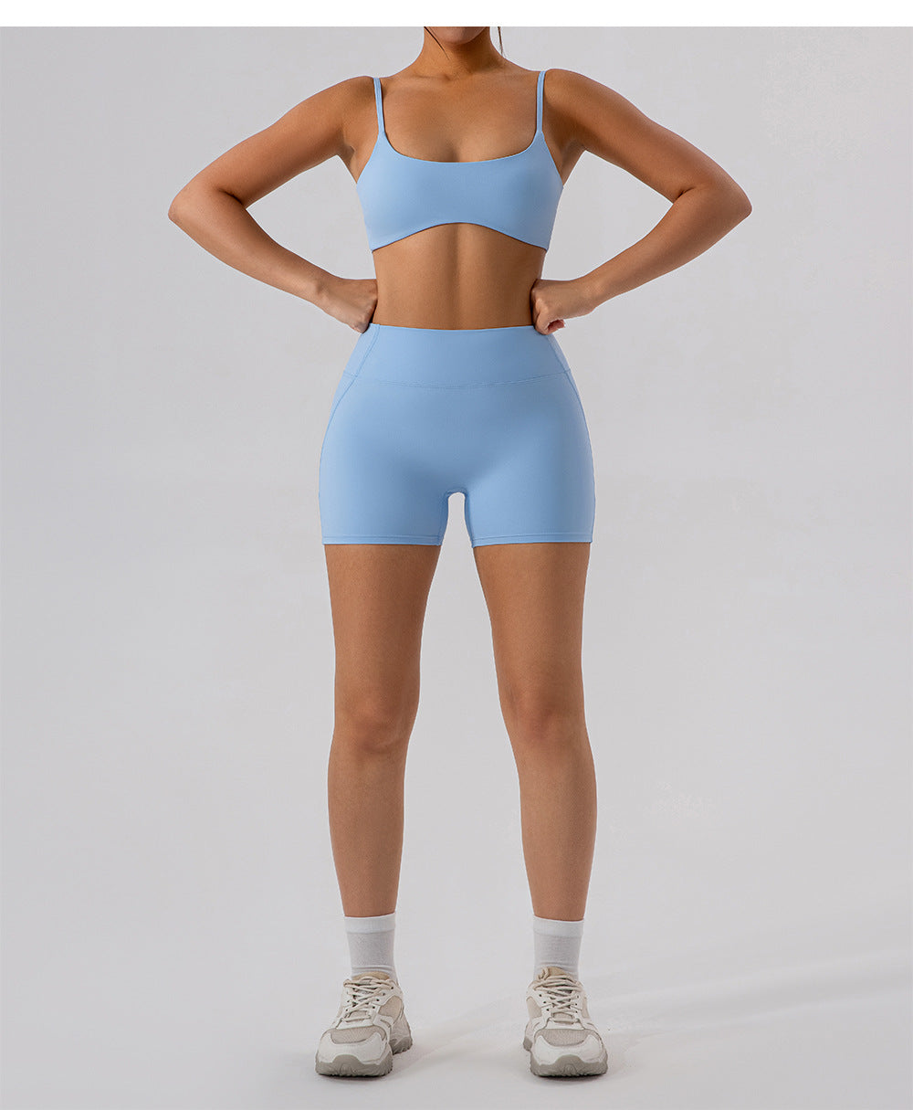 Seamless sports bra