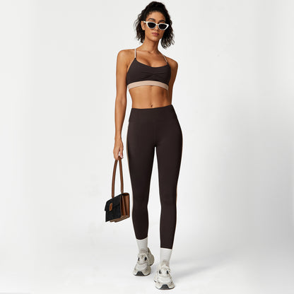 Sports bra & leggings matching separates