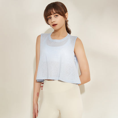 Loose fitting sleeveless top