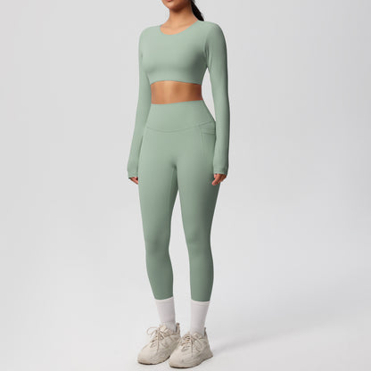 Brushed  Two Piece fitness set