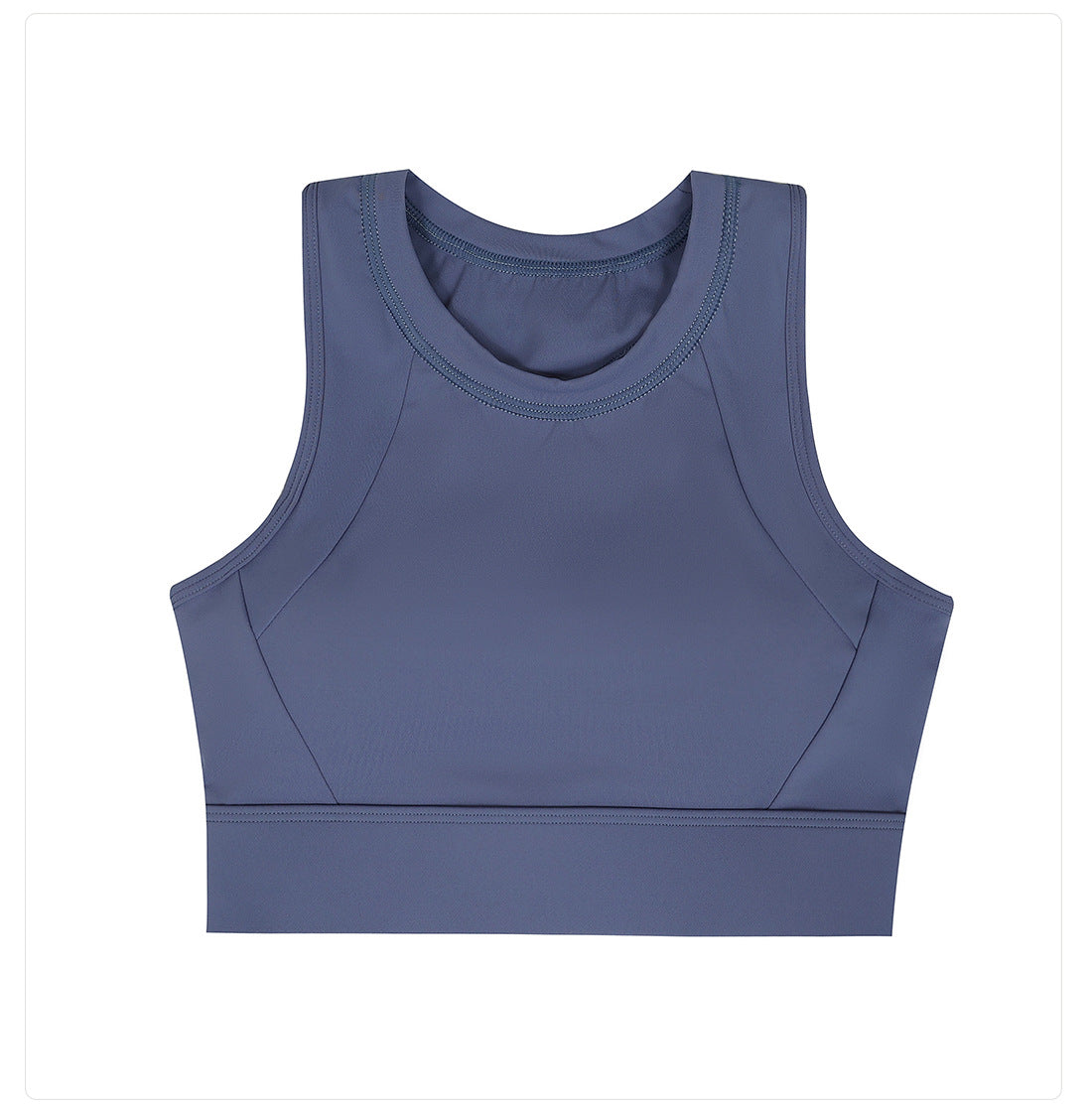Cross back high support bra