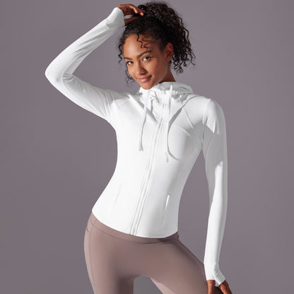 Breathable running hoodie