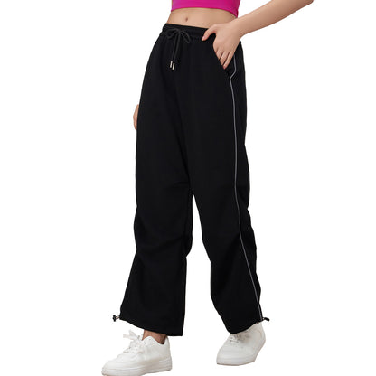 Straight leg baggy trousers