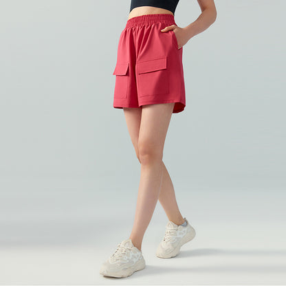 Training shorts with  pockets