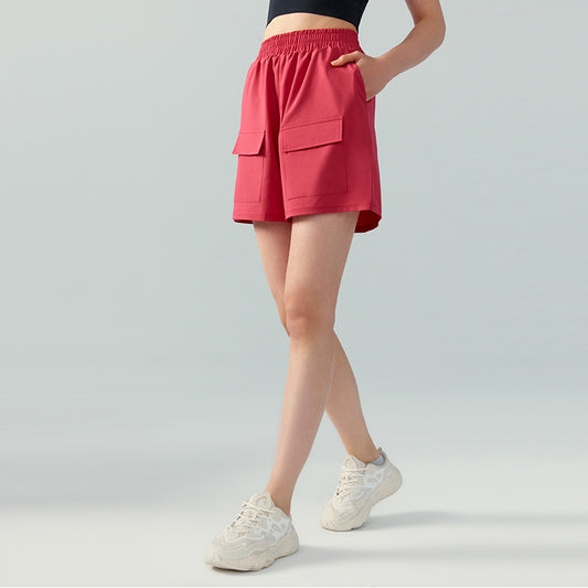 Training shorts with  pockets