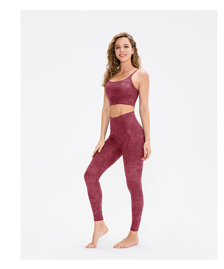 Printed medium support bra