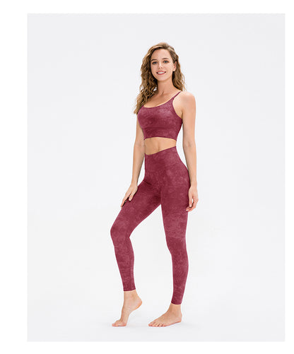 Printed medium support bra