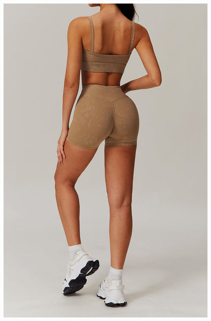 Printed sports hot pants