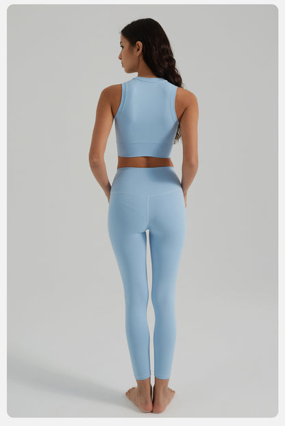 Medium support cropped vest
