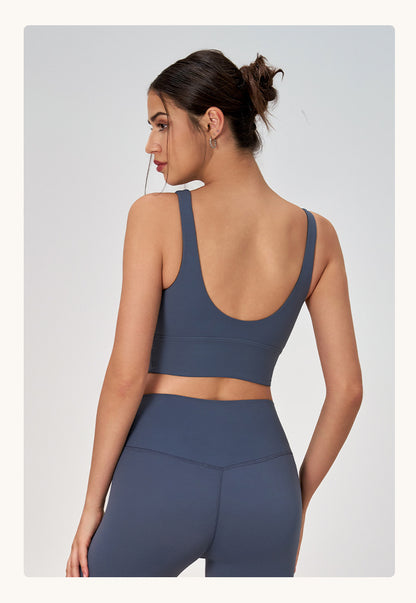 Seamless sports bra