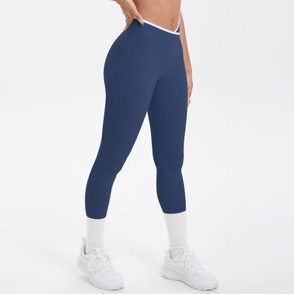 Cross waist leggings