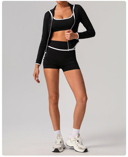 Contrast piping fitness set