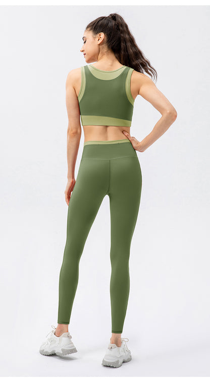 Two piece matching bra & leggings set