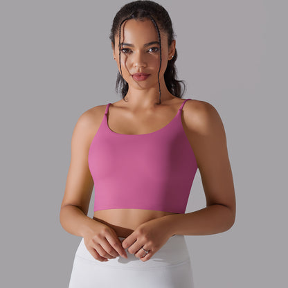 Seamless medium support sports bra
