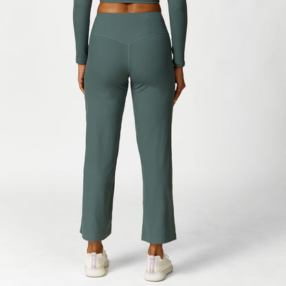 Sage Green Wide Leg Pants