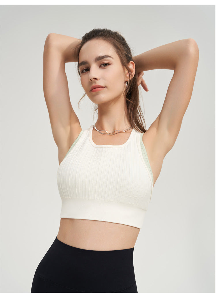 Two colour sports bra