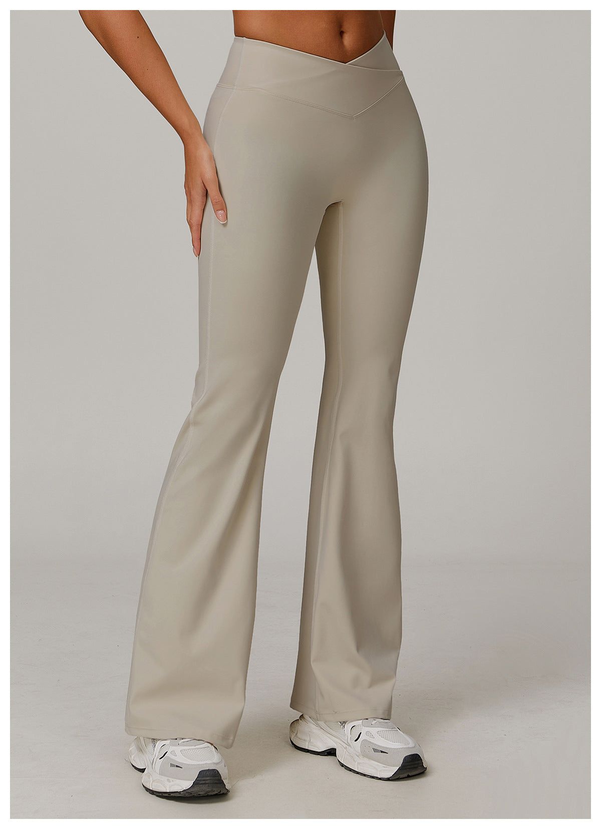 V shape waist trousers