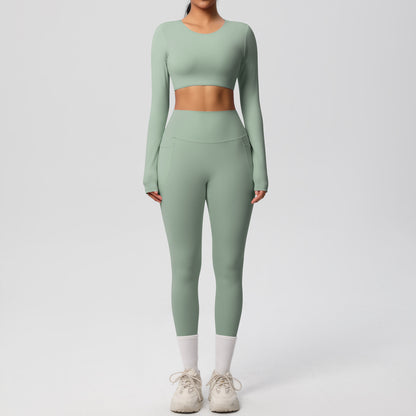 Brushed  Two Piece fitness set