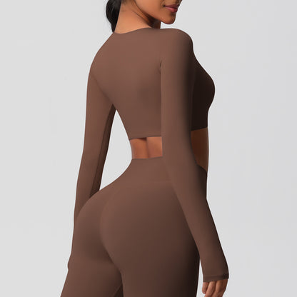Brushed full sleeve top
