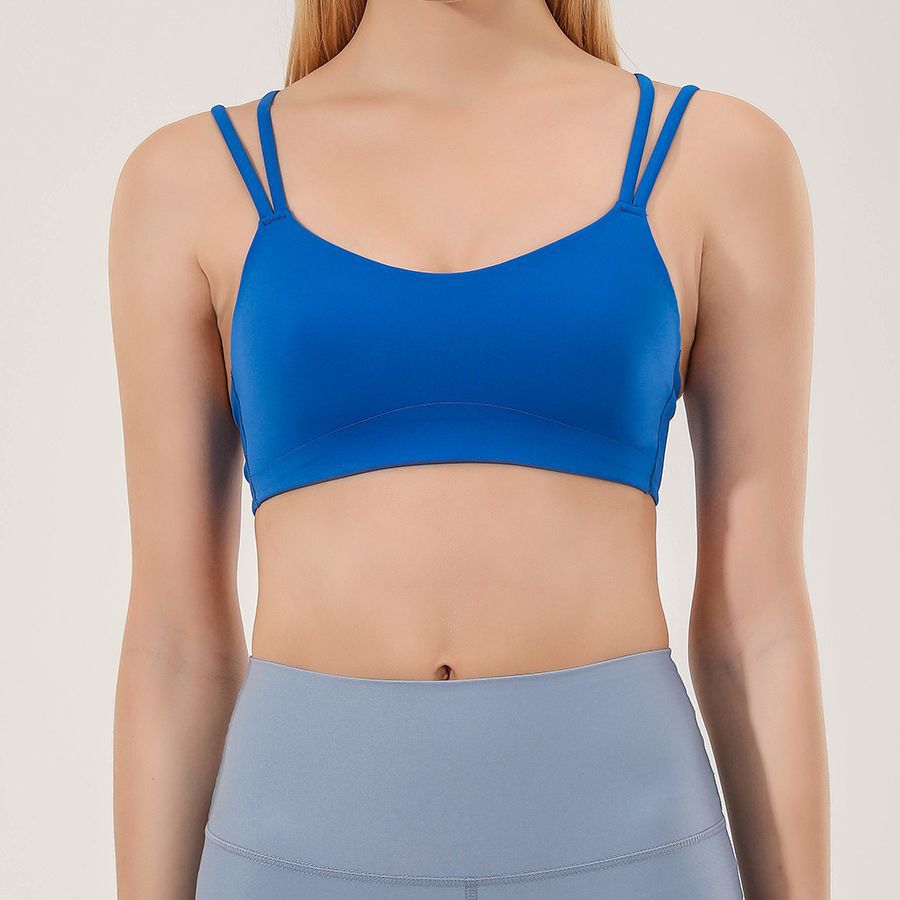 Double strap sports bra