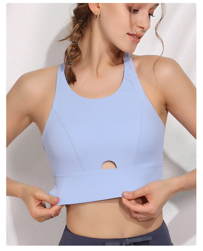 High support cut out bra
