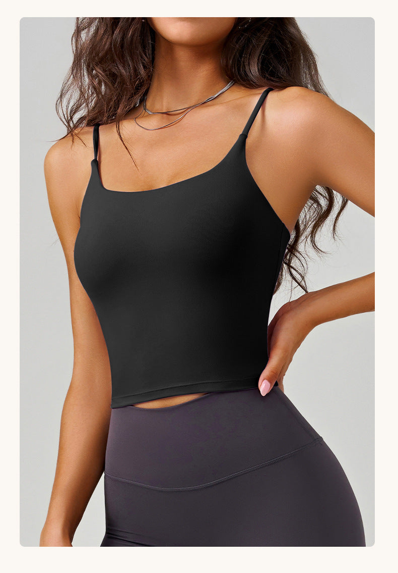Seamless cropped vest