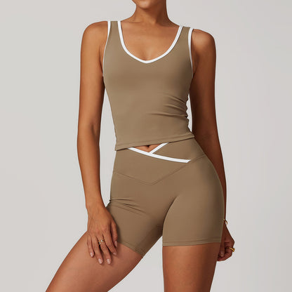 Vest Shorts Cocoa Brown