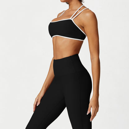 Contrast detail bra and legging separates